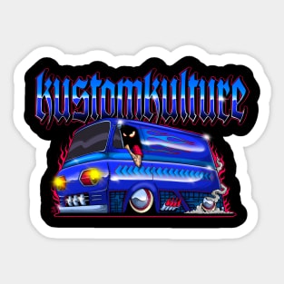 Kustom kulture van Sticker